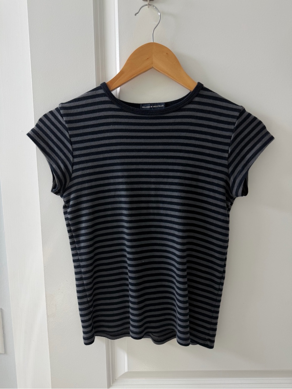 Brandy Melville Striped Short Sleeve Tee